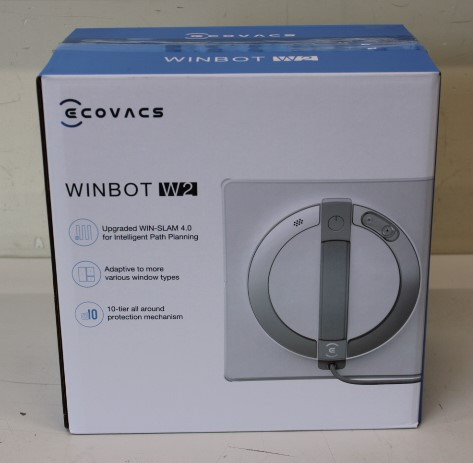 SALE OUT.  | Ecovacs Windows Cleaner Robot | WINBOT W2 | Corded | 2800 Pa | White | UNPACKED AS DEMO