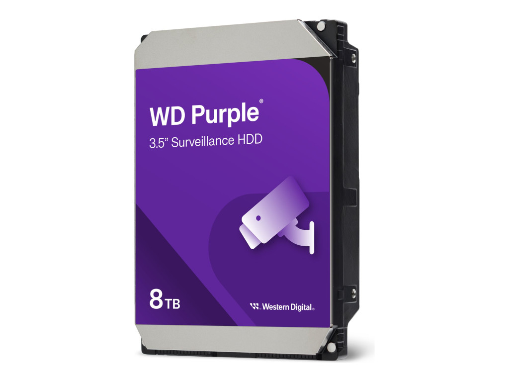 Western Digital Surveillance Hard Drive | Purple Surveillance WD85PURZ | 5640 RPM | 8000 GB