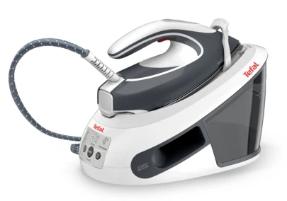 Tefal SV8020E1 aurugeneraatoriga triikraud 1,8 l Durilium Airglide triikimisplaadid Hall, Valge