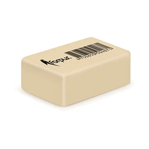 Kustutuskumm SOFT, mõõdud 39 x 25 x 15 mm (kogus 2 tükki)