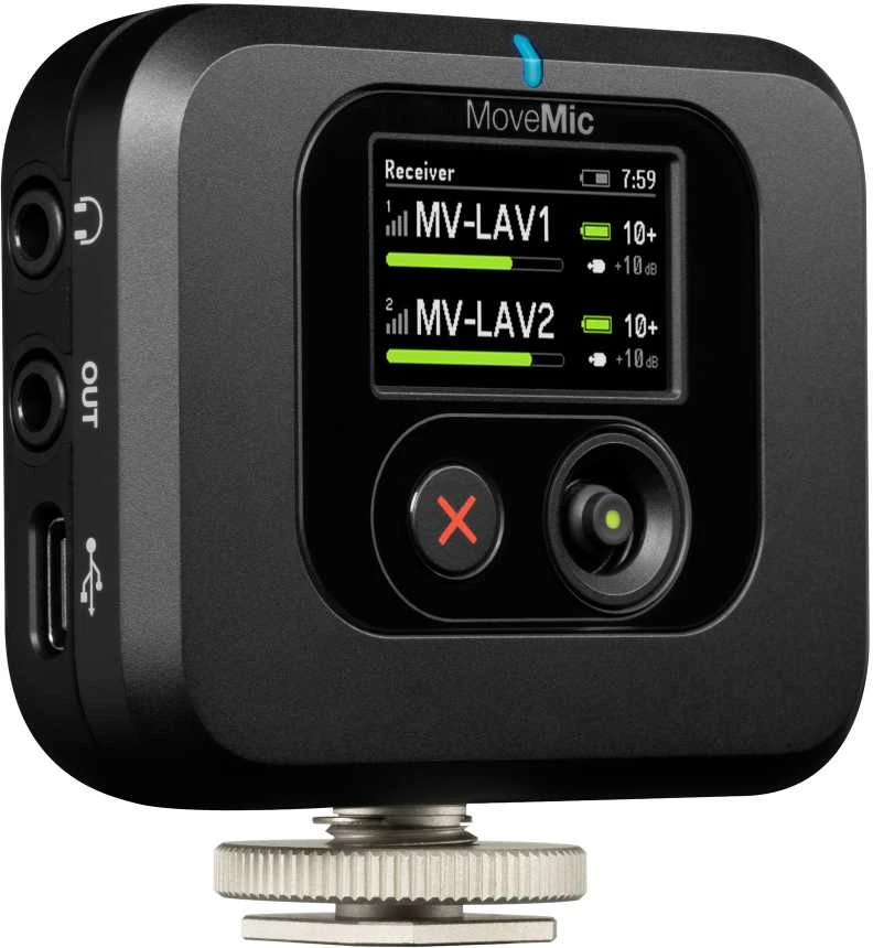 Shure Wireless Receiver For MoveMic | MV-R-Z6
