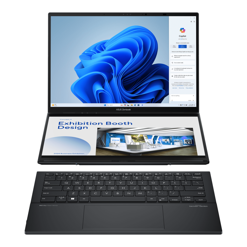 Asus | Zenbook Inkwell Gray | 14 " | OLED | Touchscreen | 2880 x 1800 pixels | Glossy | Intel Core Ultra 9 | 32 GB | LPDDR5X | Solid-state drive capacity 1000 GB | Intel Arc Graphics | Windows 11 Pro | 802.11ax | Bluetooth version 5.3 | Keyboard language US | Warranty 24 month(s)