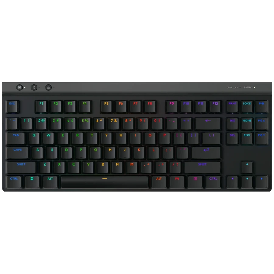 LOGITECH G515 TKL Gaming Keyboard - BLACK - US INT'L - 2.4GHZ/BT - EMEA28i-935 - TACTILE