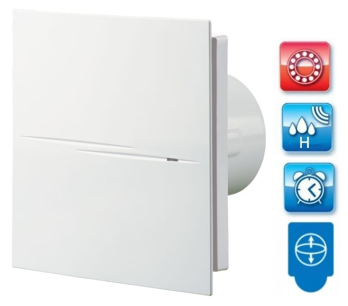 VENTS Silent bathroom fan, 100TH humidity sensor | Vents