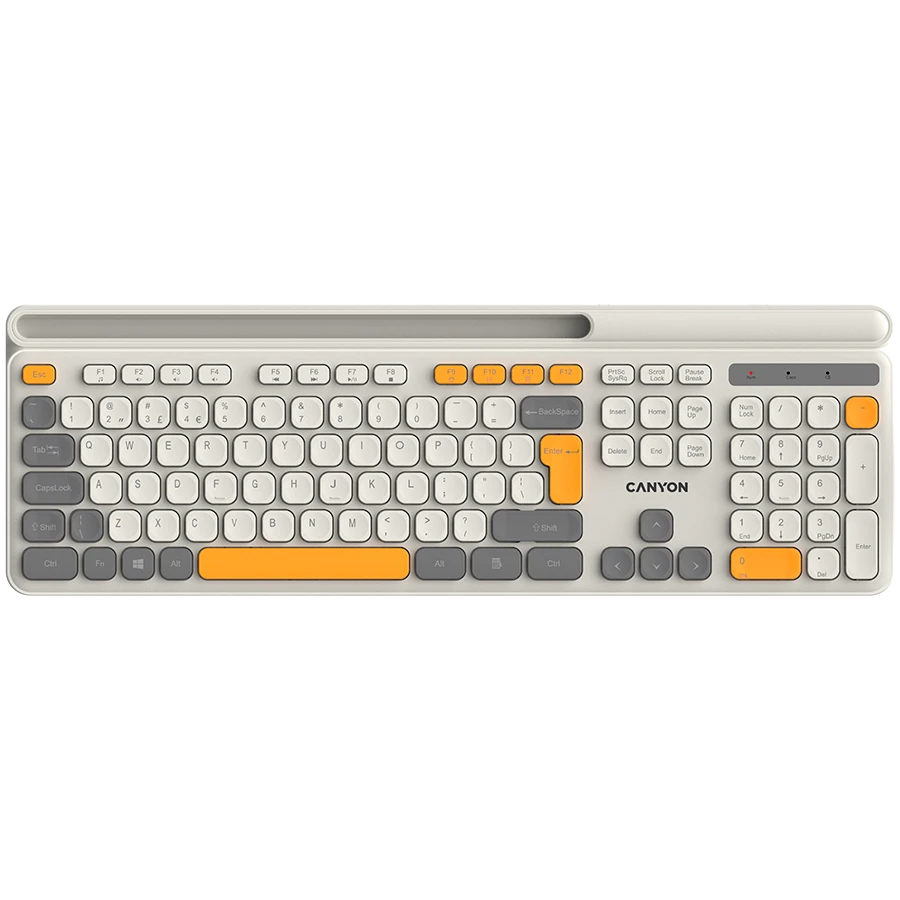 CANYON keyboard HKB-W03 EN AAA Wireless Beige