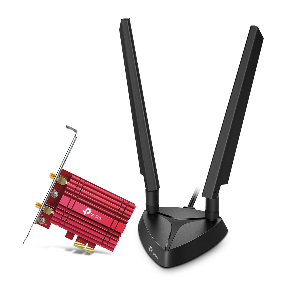 TP-LINK | Archer TXE75E AXE5400  Tri-Band Wi-Fi 6E Bluetooth PCI Express Adapter