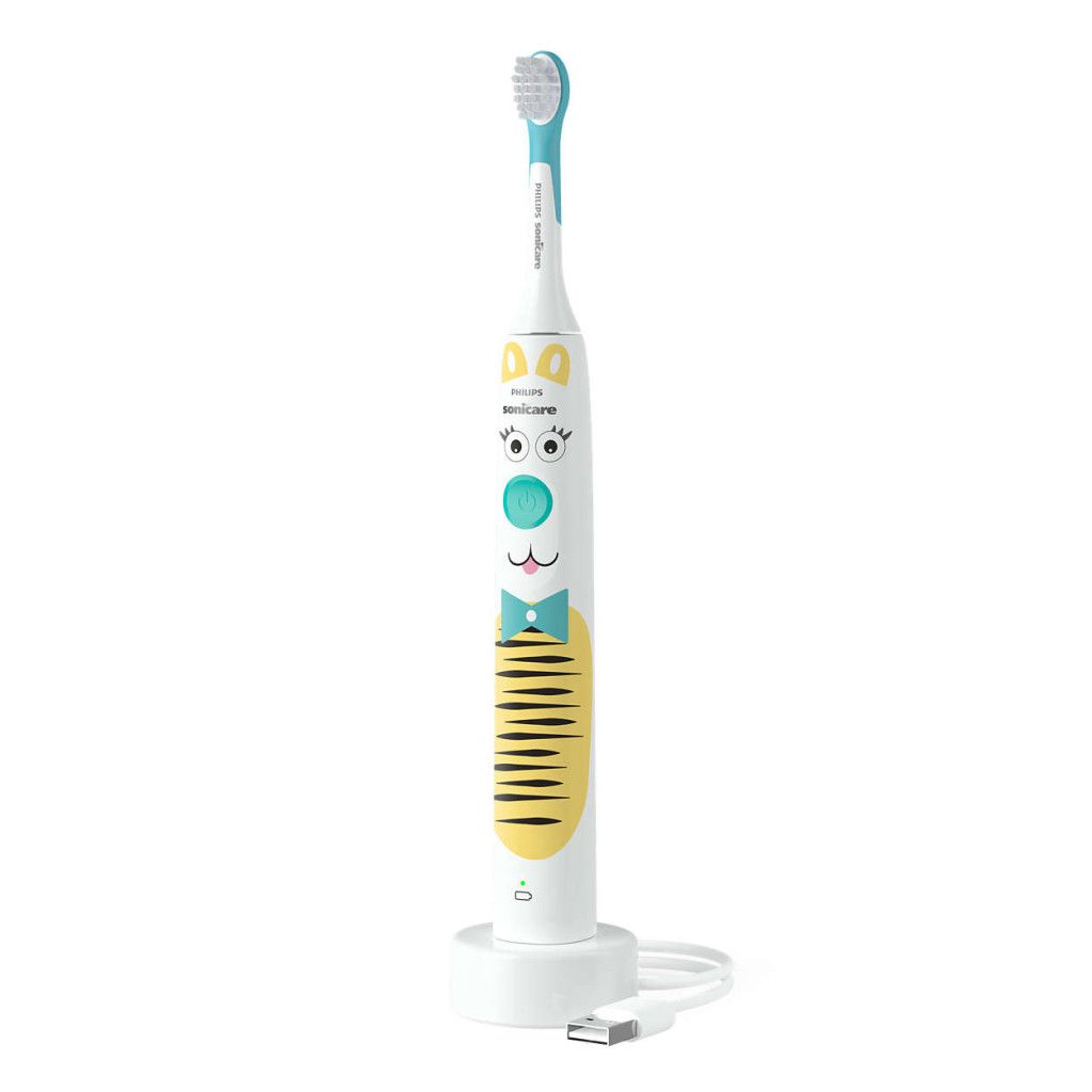 Philips Sonicare Sonic Electric Toothbrush | HX3601/01 | Rechargeable | For children | Number of brush heads included 1 | Number of teeth brushing modes 1 | White