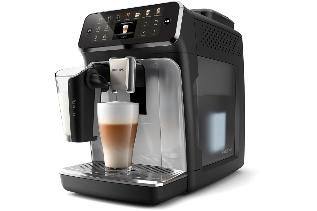 Philips Espresso Machine | EP4446/70 | Pump pressure 15 bar | Built-in milk frother | Fully Automatic | 1500 W | Black/Silver