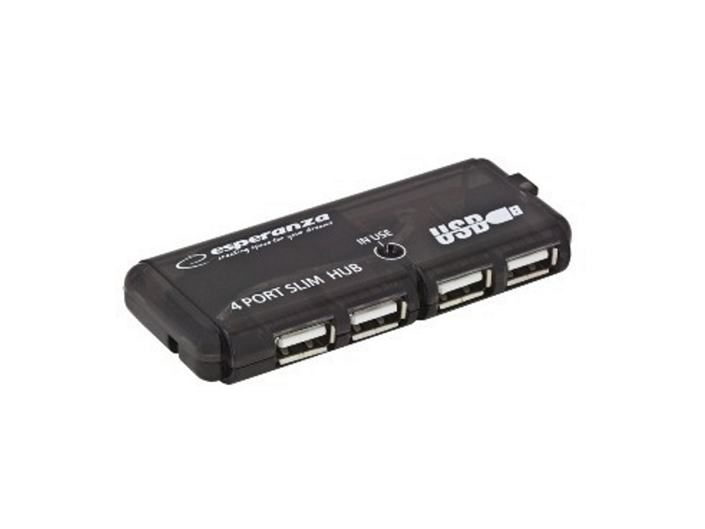 Esperanza 4 port USB 2.0, EA112, Must