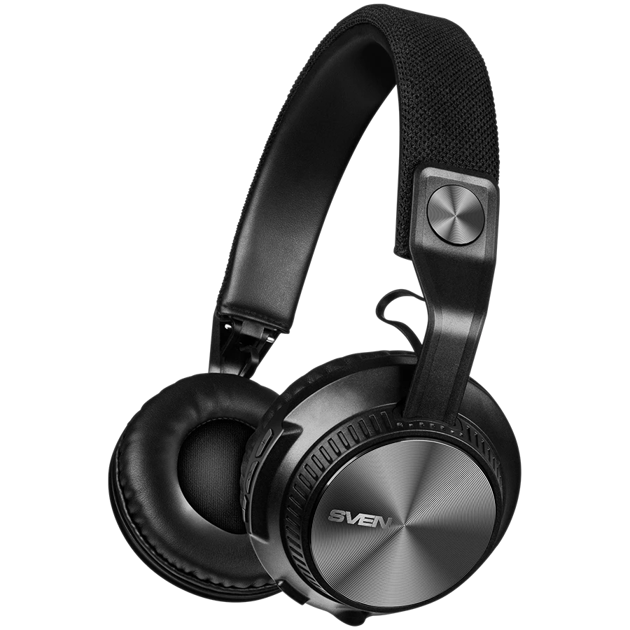 Wireless stereo headphones with microphone SVEN AP-B630MV, black; AP-B630MV