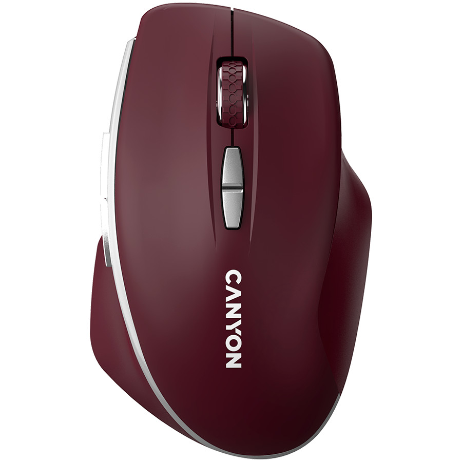 CANYON mouse MW-21 BlueLED 7buttons Wireless Burgundy Red