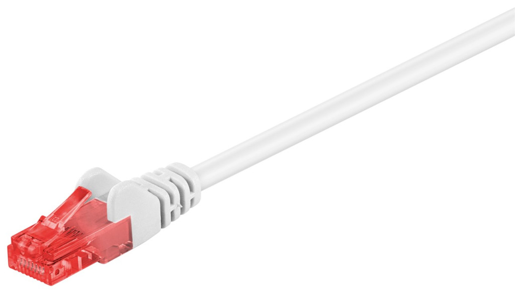 Patch Cable | 68636 CAT 6 U/UTP | PVC AWG 24/7 | Cable length: 3 m | White