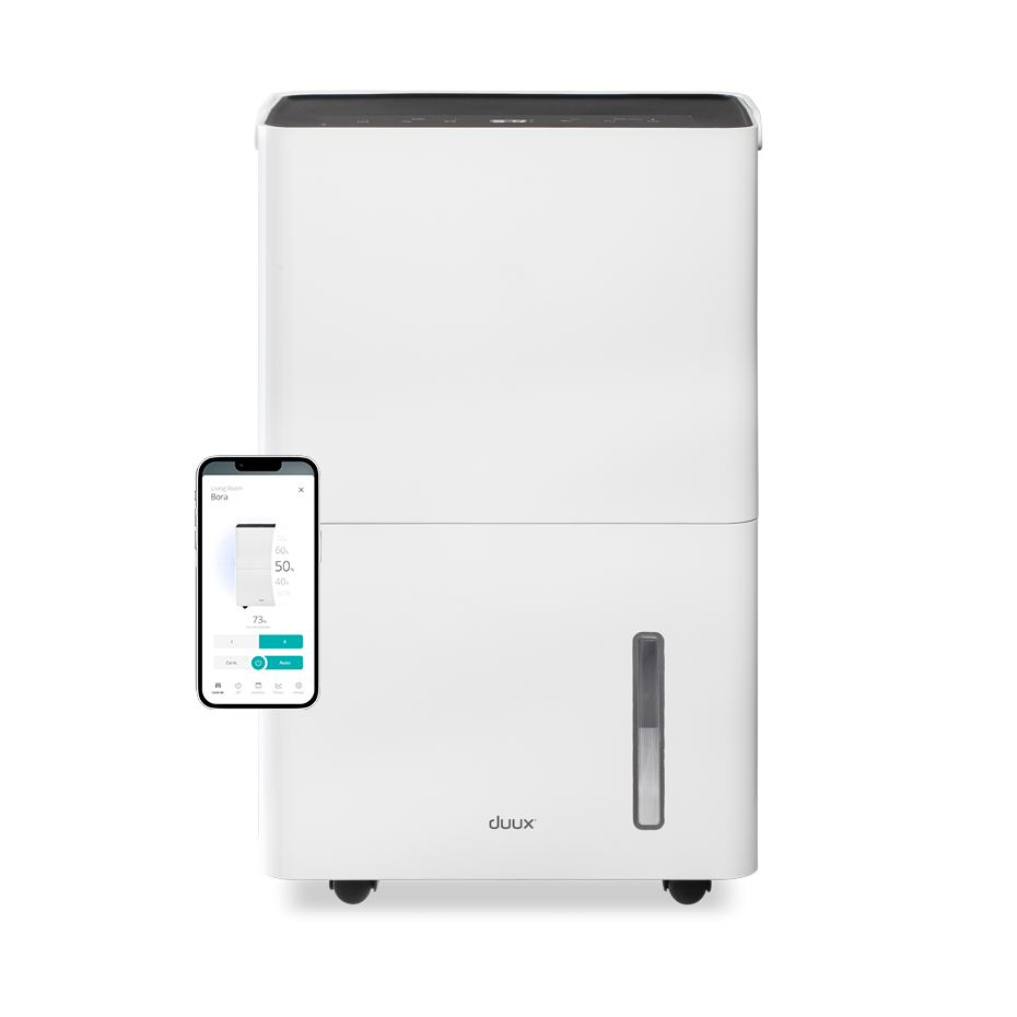 Duux Smart Dehumidifier | Bora | Suitable for rooms up to 50 m² | Water tank capacity 4 L | White