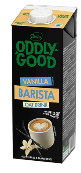 Kaerajook VALIO Oddlygood Barista, vanillimaitseline, gluteenivaba, UHT, 1L (kogus 3 tükki)