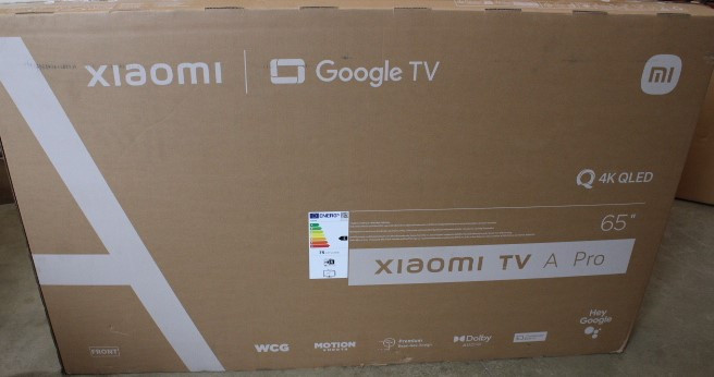 Xiaomi | QLED TV A Pro 2025 | 65'' | Smart TV | Google TV | 4K UHD | Black | DAMAGED PACKAGING