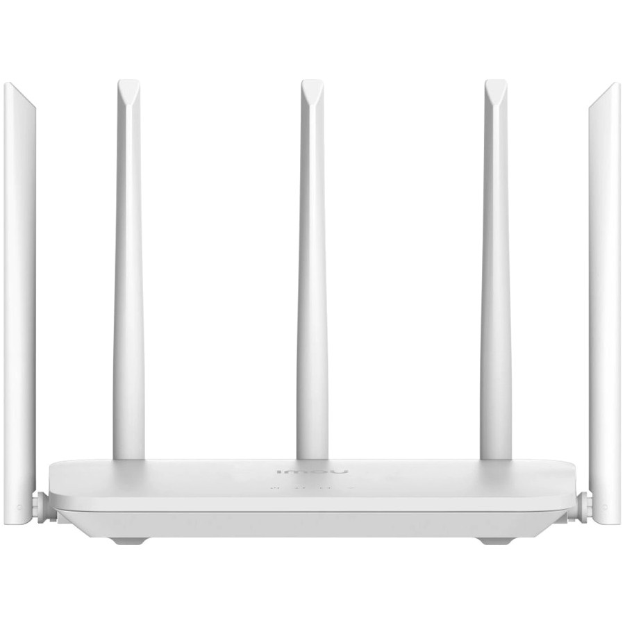 IMOU Dual-band Wi-Fi 6 Router, speed up to 3Gbps (574+2402Mbps), 5 external 5dBi antennas, 1x Gigabit WAN, 3x Gigabit LAN, “Imou-Link” Mesh