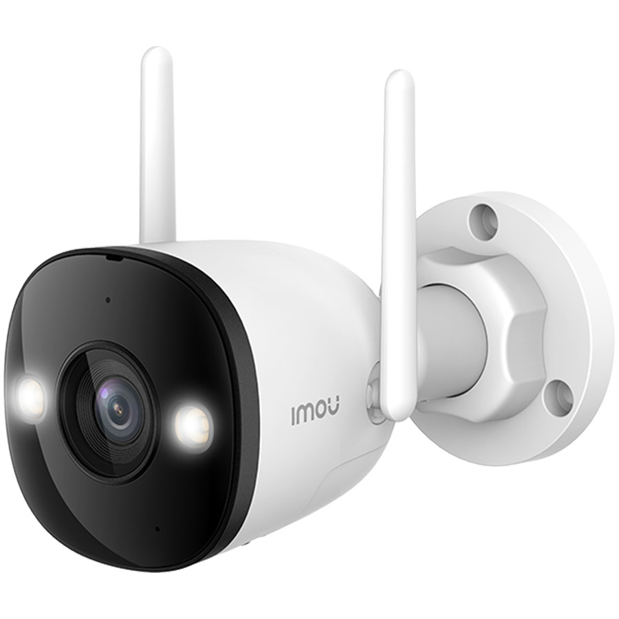 Imou Bullet 3, Smart full color night vision Wi-Fi IP camera, 3MP, 1/2.8" progressive CMOS, H.265/H.264, 2.8mm lens, FOV 104°, IR up to 30m, 8x digital zoom, 1x RJ45, micro SD up to 256GB, Built-in Mic & Speaker, 110dB Siren and spotlight