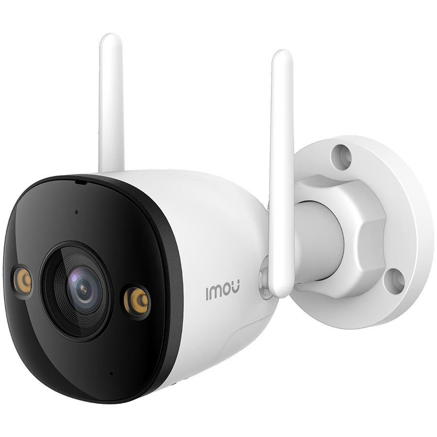 Imou Bullet 3, Smart full color night vision Wi-Fi IP camera, 5MP, 1/3" progressive CMOS, H.265/H.264, 30fps@1620, 2.8mm lens, FOV 94°, IR up to 30m, 8x digital zoom, 1x RJ45, micro SD up to 256GB, Built-in Mic & Speaker, 110dB Siren and spotlight