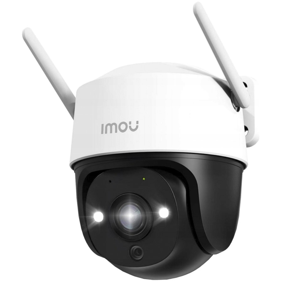 Imou Cruiser 2C, Smart full color night vision Wi-Fi PT camera, 3MP, 1/2.8" progressive CMOS, H.265/H.264, 3.6mm lens, FOV 88°, IR up to 30m, 8x digital zoom, 1x RJ45, micro SD up to 256GB, Built-in Mic & Speaker, 110dB Siren and spotlight