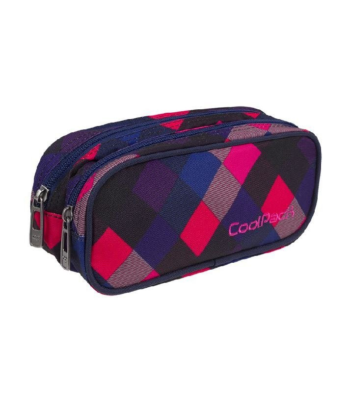 Pinal COOLPACK Clever ''Rectangular'',roosa/lilla, kahe lukuga