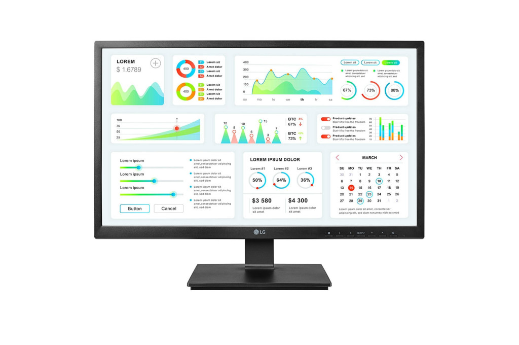 LG 24CK550Z-BP 23,8" 1920x1080/16:9/5ms/250/DP USB D-Sub | LG