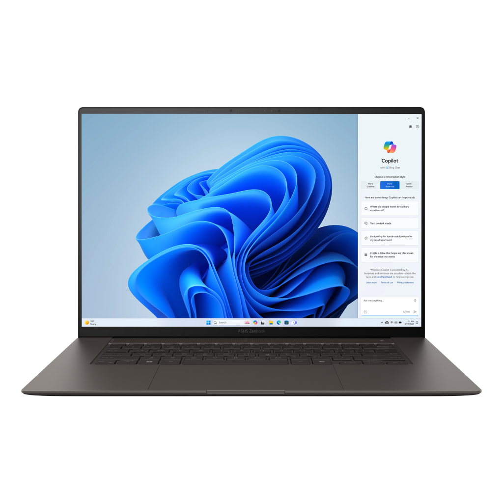 Asus Zenbook S 16 OLED UM5606WA-RK215W | Zumaia Gray | 16 " | OLED | 3K | 2880 x 1800 pixels | AMD Ryzen AI 9 | HX 370 | 32 GB | LPDDR5X | Solid-state drive capacity 2000 GB | AMD Radeon 890M Graphics | Windows 11 Home | 802.11be | Bluetooth version 5.4 | Keyboard language English | Keyboard backlit | Warranty 24 month(s) | CoPilot+PC