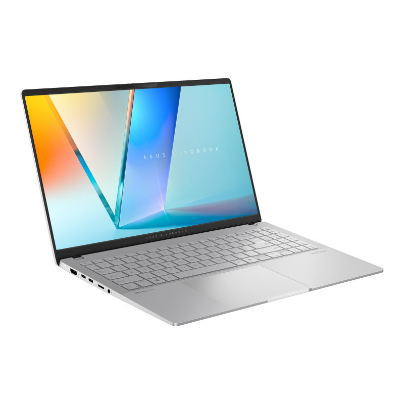 Asus Vivobook S 15 OLED S5507QA-MA001W | Cool Silver | 15.6 " | OLED | 3K | 2880 x 1620 pixels | Glossy | Snapdragon X Elite | 32 GB | LPDDR5X | Solid-state drive capacity 1000 GB | Qualcomm Adreno GPU | Windows 11 Home | 802.11be | Bluetooth version 5.4 | Keyboard language English | Keyboard backlit | Warranty 24 month(s)