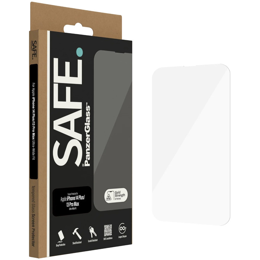 SAFE. by PanzerGlass Screen Protector Apple iPhone 14 Plus | 13 Pro Max | Ultra-Wide Fit