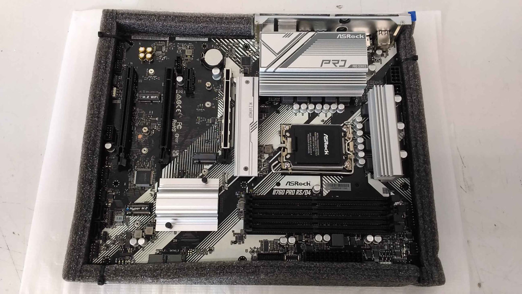 SALE OUT. ASRock B760 PRO RS/D4 | ASRock B760 PRO RS/D4 | Processor family Intel | Processor socket LGA1700 | DDR4 DIMM | Memory slots 4 | Supported hard disk drive interfaces SATA, M.2 | Number of SATA connectors 4 | Chipset Intel B760 | ATX | REFURBISHED | ASRock B760 PRO RS/D4 | Processor family Intel | Processor socket  LGA1700 | DDR4 DIMM | Me