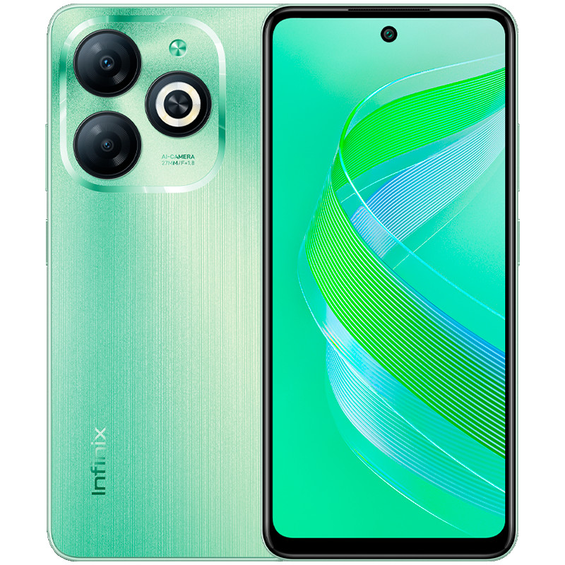 Infinix Smart 8 Crystal Green 3/ 64GB, MODEL X6525