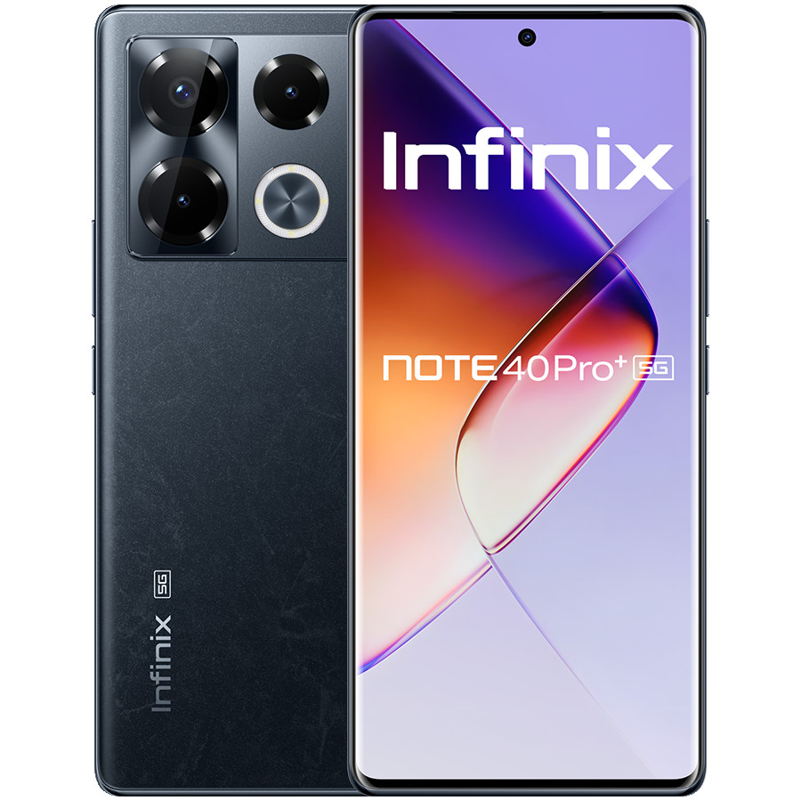 Infinix Note 40 Pro + 5G 12/ 256GB Obsidian Black, MODEL X6851B