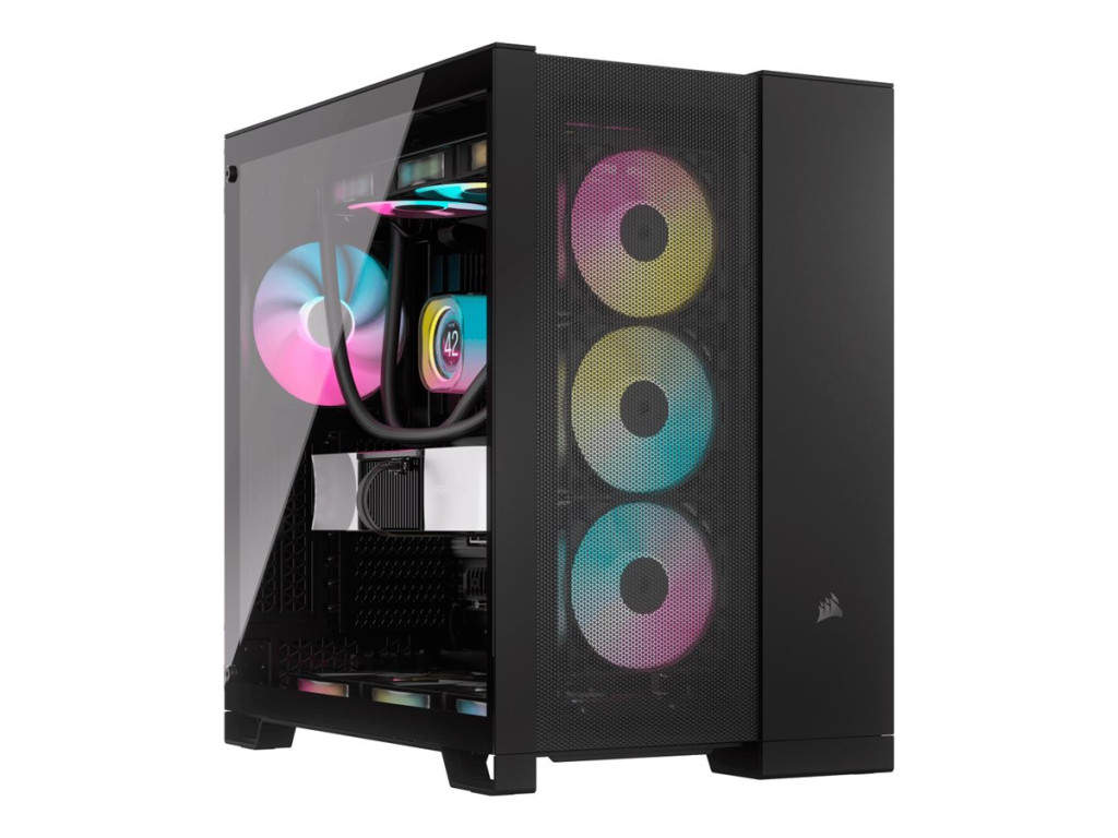 Corsair Dual Chamber PC Case | 6500D AIRFLOW | Black | Mid-Tower | Power supply included No | ATX