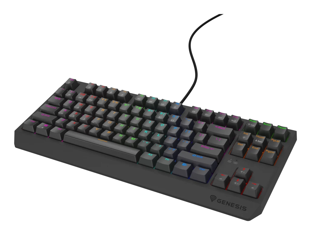 Genesis THOR 230 | Mechanical Gaming Keyboard | Wired | US | Black | USB Type-A | Outemu Red