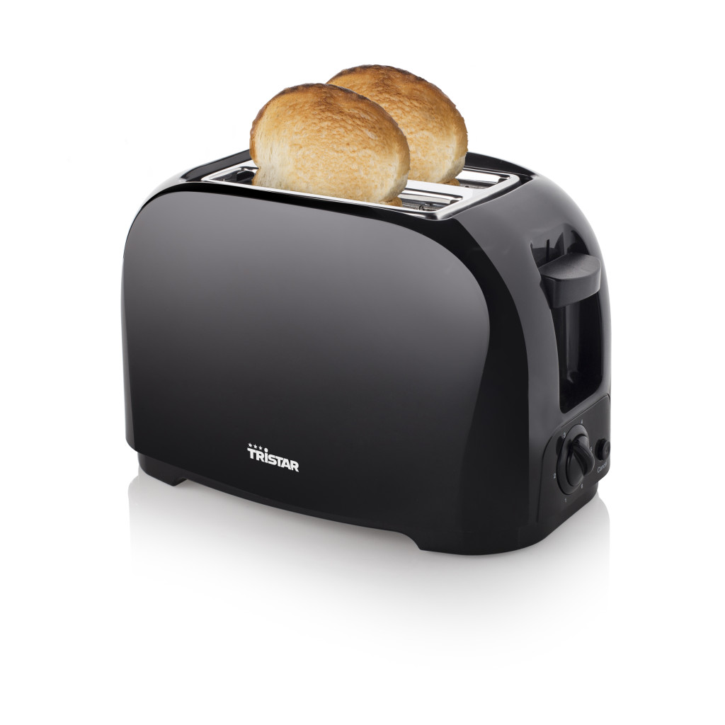 Tristar Toaster | BR-1025 | Number of slots 2 | Housing material Plastic | Black