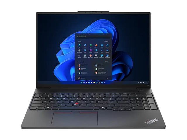 Lenovo ThinkPad E16 | Black | 16 " | IPS | WUXGA | 1920 x 1200 pixels | Anti-glare | Intel Core Ultra 7 | 155H | 16 GB | SO-DIMM DDR5 | Solid-state drive capacity 512 GB | Intel Arc Graphics | Windows 11 Pro | 802.11ax | Bluetooth version 5.3 | Keyboard language Nordic | Keyboard backlit | Warranty 24 month(s) | Battery warranty 12 month(s)