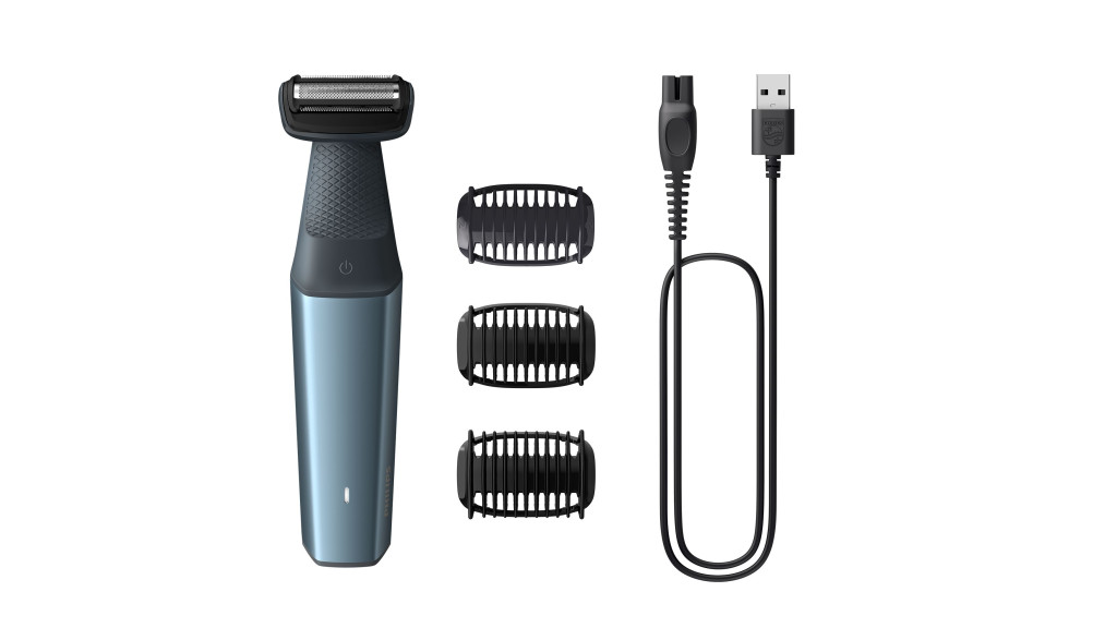 Philips | Hair clipper for body | BG3027/05 | Cordless | Wet & Dry | Number of length steps 3 | Blue/Black