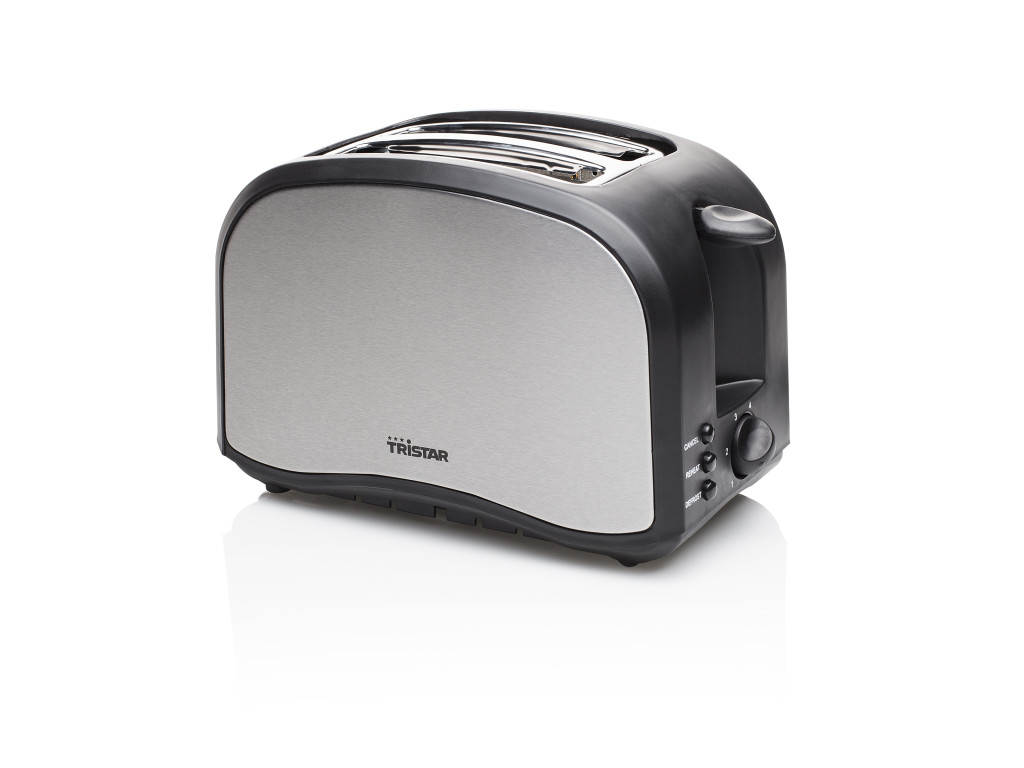 Tristar Toaster | BR-1022 | Power 800 W | Number of slots 2 | Housing material Plastic | Silver