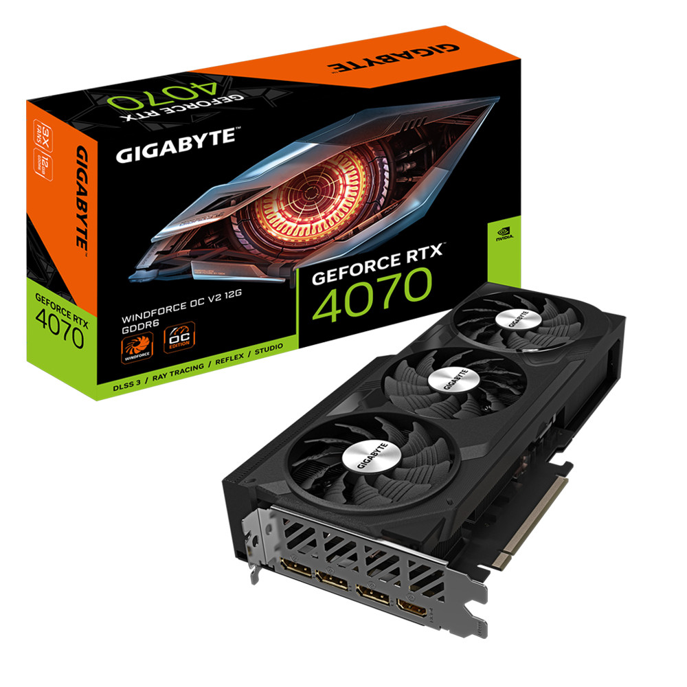 GIGABYTE RTX4070 WINDFORCE OC V2 12GB