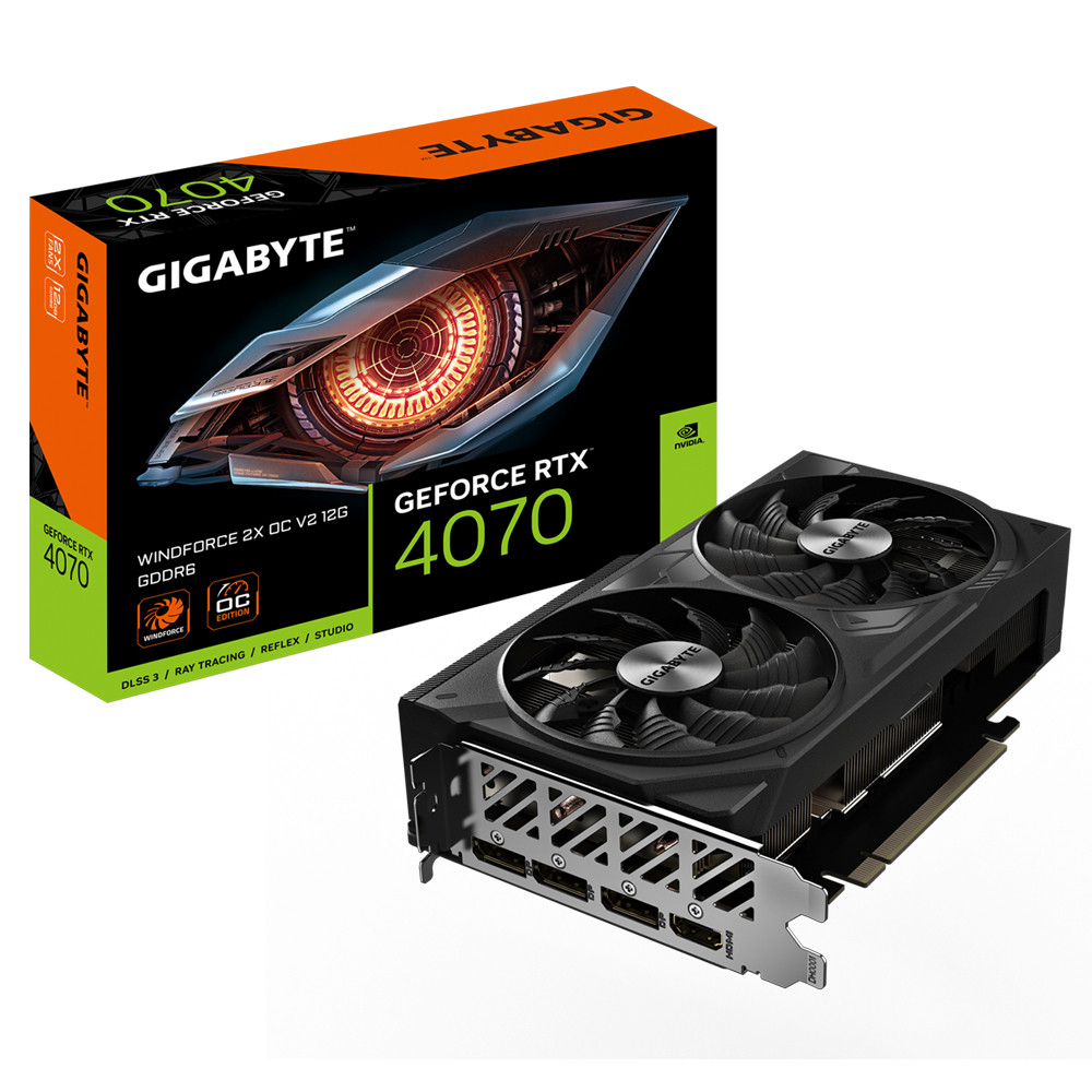 GIGABYTE RTX4070 WINDFORCE 2X OC V2 12GB