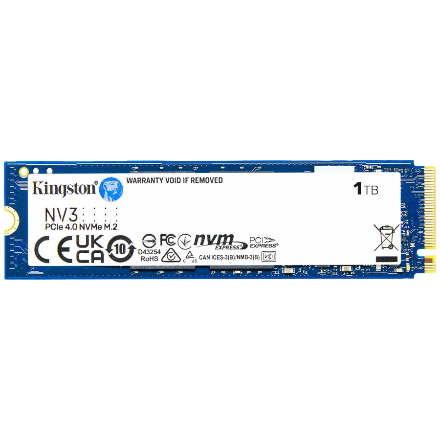 Kingston SSD 1TB NV3 M.2 2280 PCIe 4.0 NVMe SSD , EAN: 740617344790