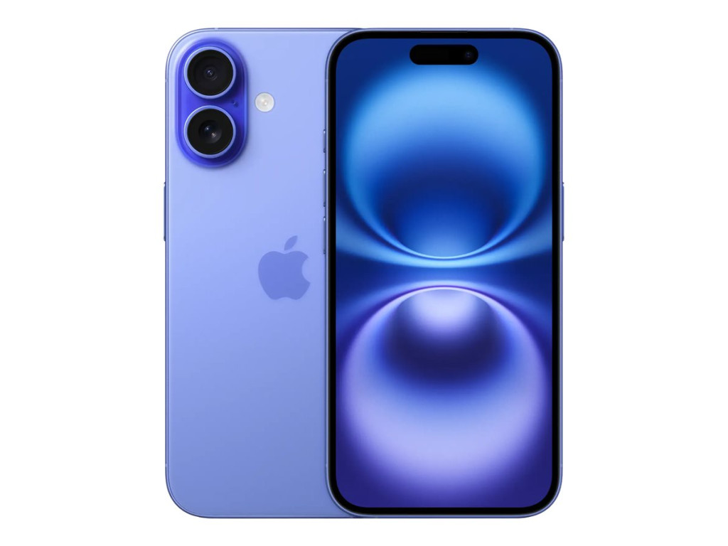 Apple iPhone 16 | Ultramarine | 6.1 " | Super Retina XDR | 2556 x 1179 pixels | A18 | Internal RAM 8 GB | 512 GB | Dual SIM | 4G | 5G | Main camera resolution 48+12 MP | Secondary camera resolution 12 MP | iOS | 18