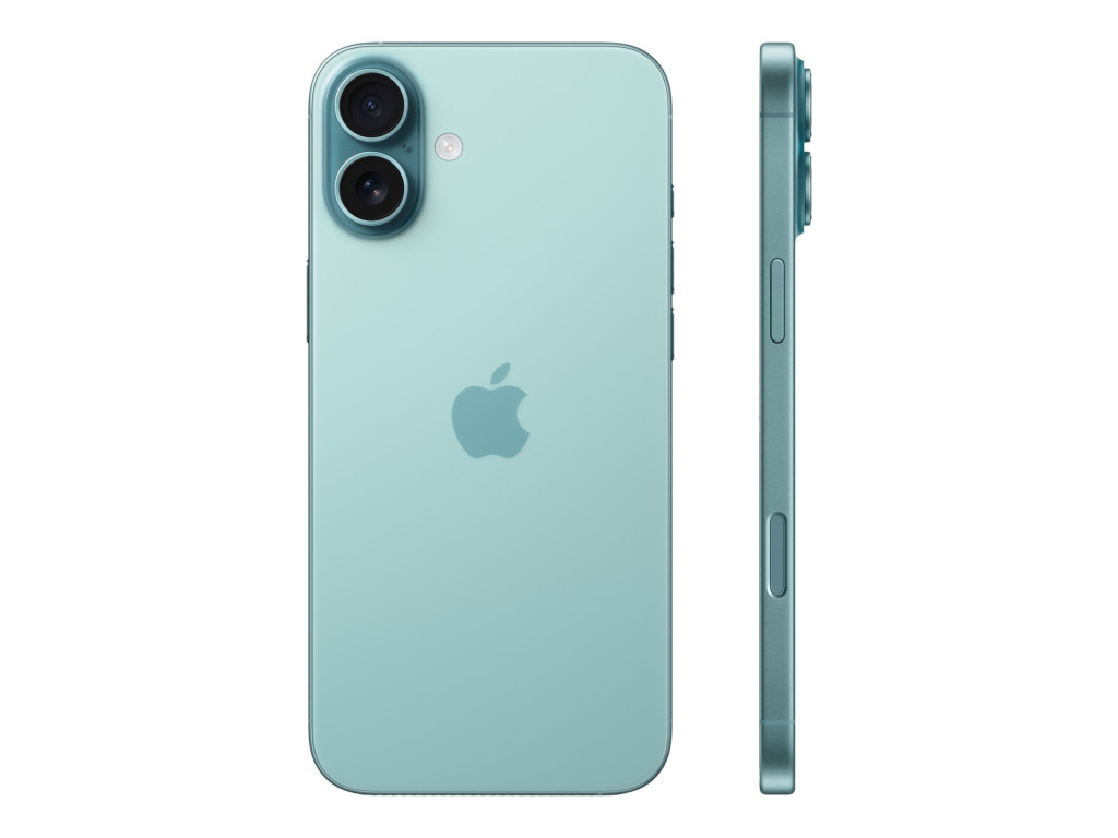 Apple iPhone 16 Plus | Teal | 6.7 " | Super Retina XDR | 2796 x 1920 pixels | A18 | Internal RAM 8 GB | 128 GB | Dual SIM | 4G | 5G | Main camera resolution 48+12 MP | Secondary camera resolution 12 MP | iOS | 18