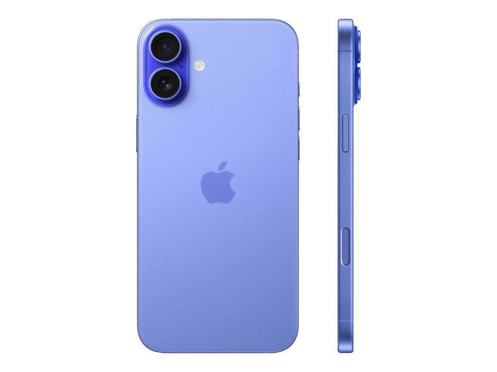 Apple iPhone 16 Plus | Ultramarine | 6.7 " | Super Retina XDR | 2796 x 1290 pixels | A18 | Internal RAM 8 GB | 128 GB | Dual SIM | 4G | 5G | Main camera resolution 48+12 MP | Secondary camera resolution 12 MP | iOS | 18