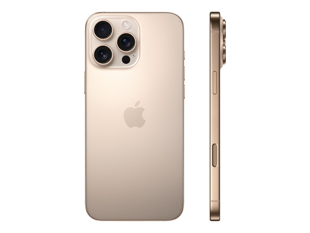 Apple iPhone 16 Pro | Desert Titanium | 6.3 " | Super Retina XDR display with ProMotion | 2622 x 1206 pixels | A18 Pro | Internal RAM 8 GB | 256 GB | Dual SIM | 4G | Main camera resolution 48+12 MP | Secondary camera resolution 12 MP | iOS | 18