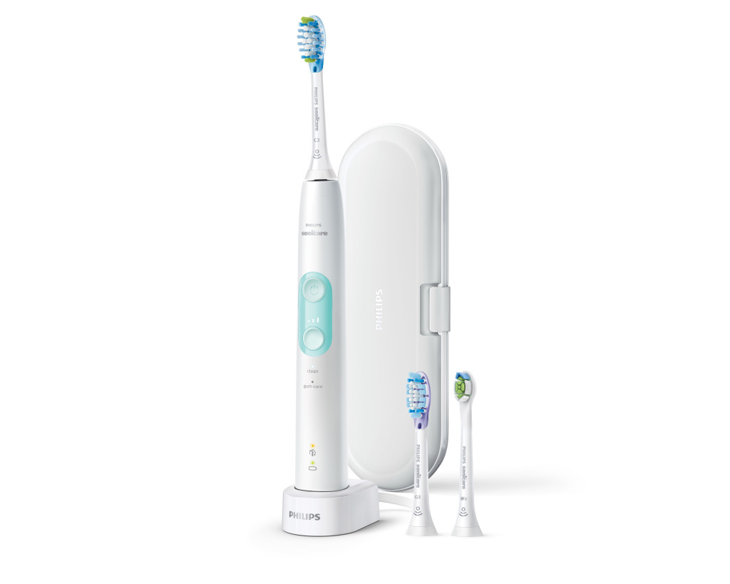 Philips | Toothbrush | HX6483/52 Sonicare ProtectiveClean 4700 | Rechargeable | For adults | Number of brush heads included 1 | Number of teeth brushing modes 2 | White