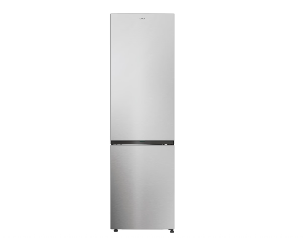 Candy Refrigerator | CNCQ4T620CX | Energy efficiency class C | Free standing | Combi | Height 205 cm | No Frost system | Fridge net capacity 289 L | Freezer net capacity 120 L | Display | 35 dB | Inox