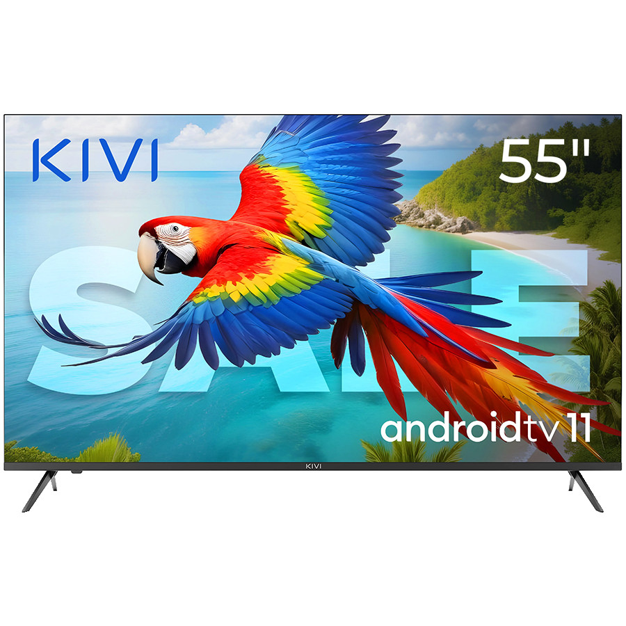 55', UHD, Android TV 11, Black, 3840x2160, 60 Hz, Sound 2x12W, 83 kWh/1000h , BT5.1, HDMI ports 4, 24 months