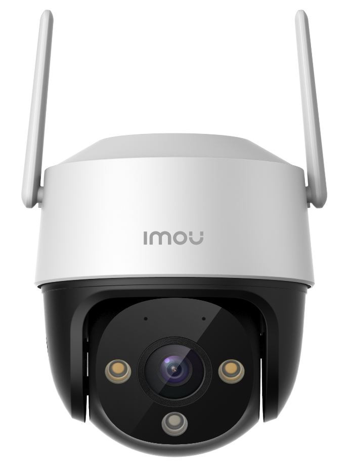 Imou Cruiser 2C, full color night vision Wi-Fi PT camera 5MP, rotation 355° pan & 90° Tilt, 1/3" CMOS, 25/30 FPS, H.265, 3.6mm Fixed lens, FOV 78°, IR up to 30m, 8x Zoom, 1x RJ45, Micro SD (256GB), Mic&Speaker, spotlight, 110dB Siren, IP66