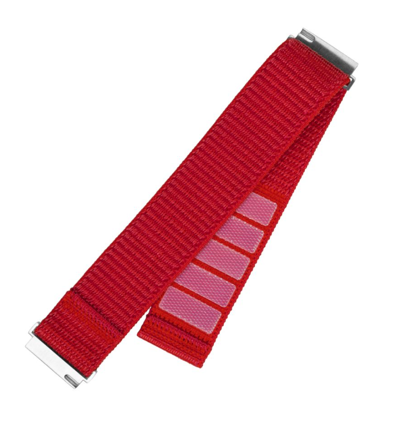 Fixed | Sporty Strap with Quick Release 20mm for Smartwatch | 160-210 mm | Red | Nylon