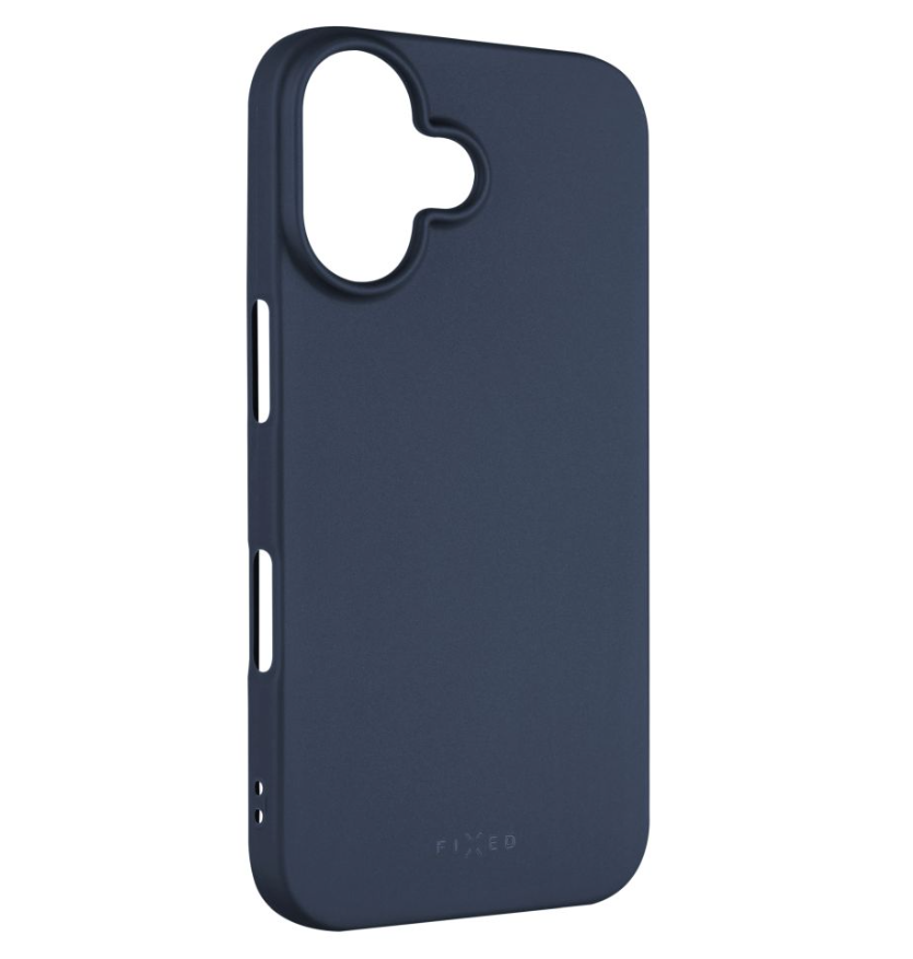 Fixed Story | Back cover | Apple | iPhone 16 | Rubberized | Blue